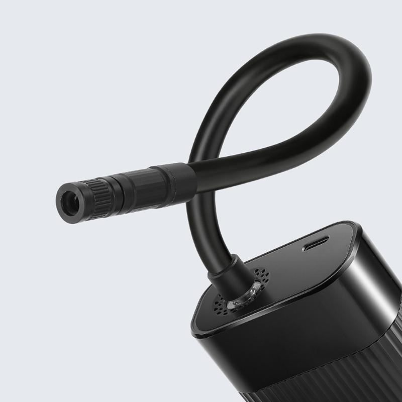Compacts Rechargeable Air Pumps for Bicycles 150PSI Capacity Light Weight Plastic Construction Travel Cycling Essential
