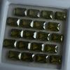 Green Sapphire CERTIFIED 15 Pcs Natural Emerald Cut Loose Gemstone 7x5 MM Lot S-5469546