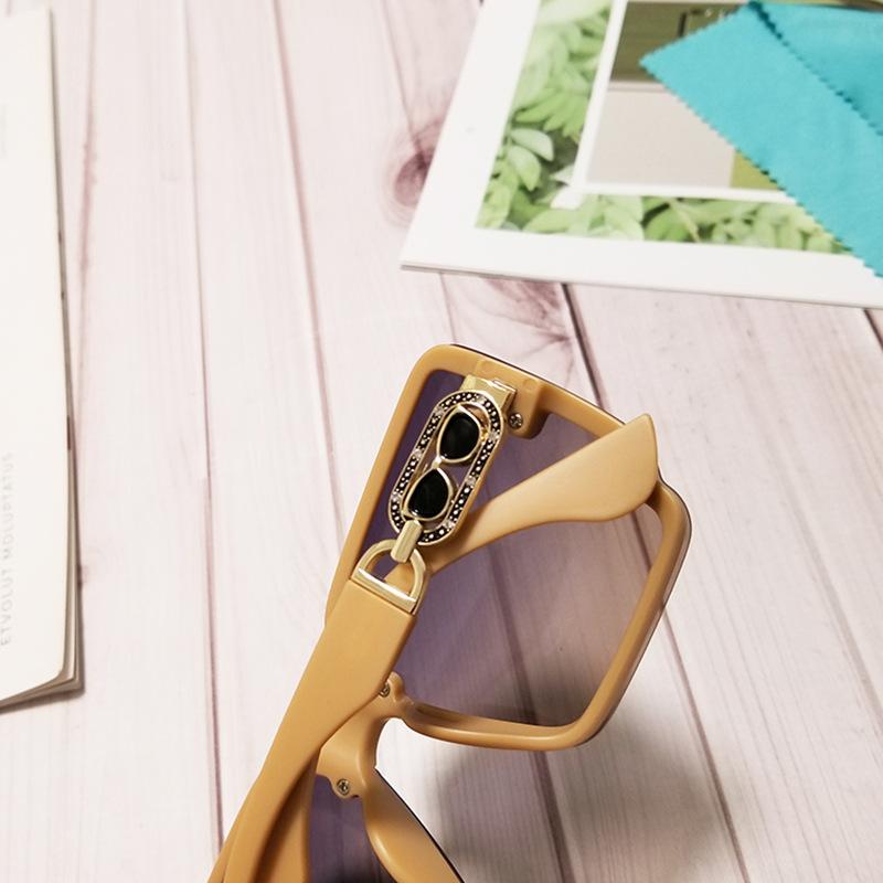 High Quality Luxury Women Sunglasses Designer Square Fashion Glasses Female Stylish Trend Shades UV400