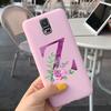 For Samsung Galaxy S5 I9600 Phone Case Flower Initial Alphabet Case For Samsung S5 Neo S 5 G900 G903F SM-G900F Soft Silicon Case