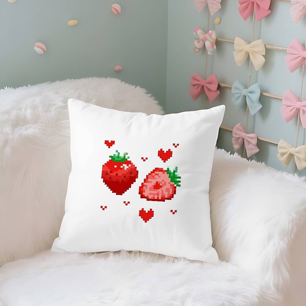 

Pixel Pattern Pillow Case Soft Decorative Pillow Covers Sofa Cushions For Living Room Cozy Ornamental Throw Pillows 40cmx40cm