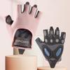 Fitness Cycling Gloves  Men Women Anti Slip Shock-Absorbing Ice Silk Gym Gloves Summer Breathable Yoga Sports Train Mitts