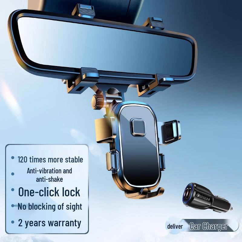 2025 AR Navigation Phone Mount & Rearview Mirror Recorder Clip