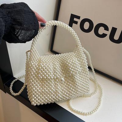 New Handmade Beaded Armpit Bag Women's Personality Versatile Fashion Handbag Design Single Shoulder Messenger Bag