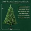 PVC Encrypted Christmas Tree with Pointed Top for Mall and Hotel Decorations