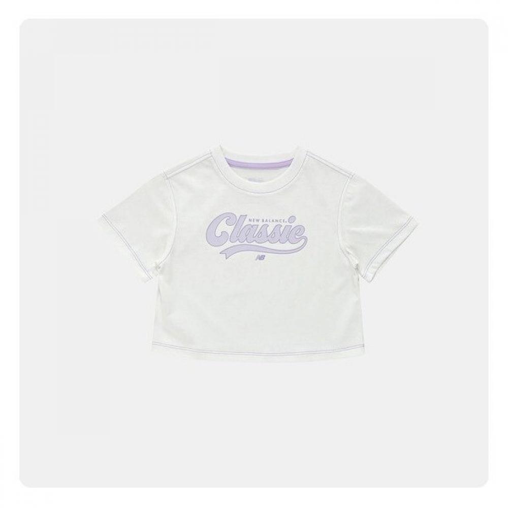 

New Balance Kids Nbgc Life Girls Crop T shirT Nk9ee2801g whiTe (10)White/110