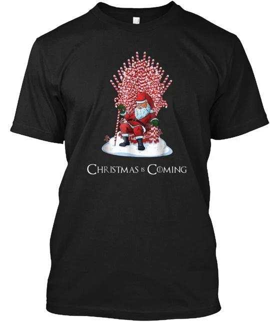 

Santa Candy Cane Throne Funny Christmas T shirt Made in the USA Size S to 5XL 3XL