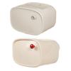 Tissue Box Top Storage Waterproof Tissue Holder No Wall Damage Easy Stick Creamy Style Universal Paper Towels for Bathroom