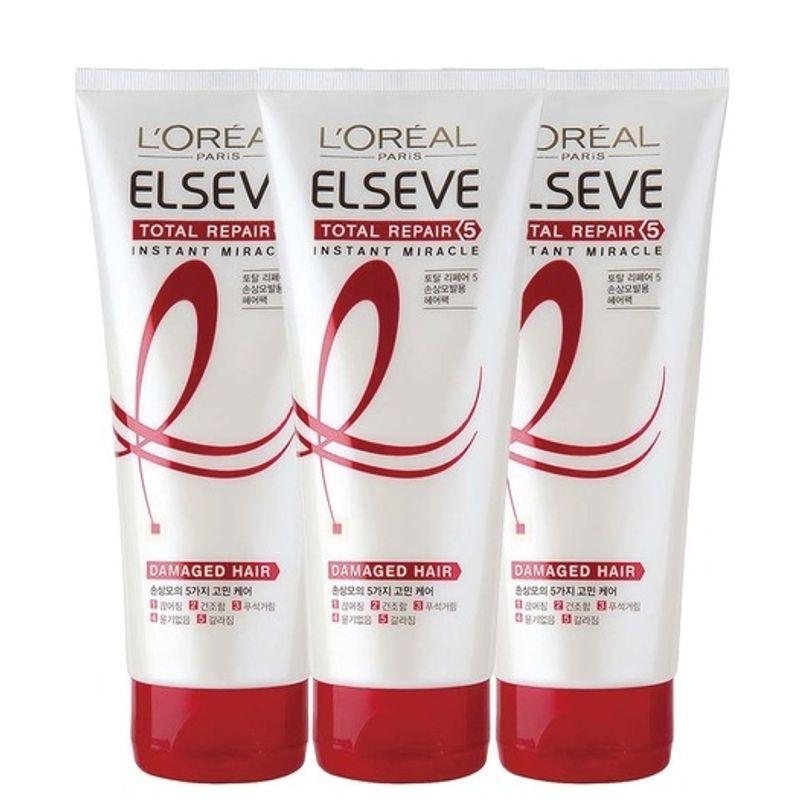 [Set da 3] Ripara Totalmente 5 Maschera Miracolosa Istantanea per Capelli 170ml