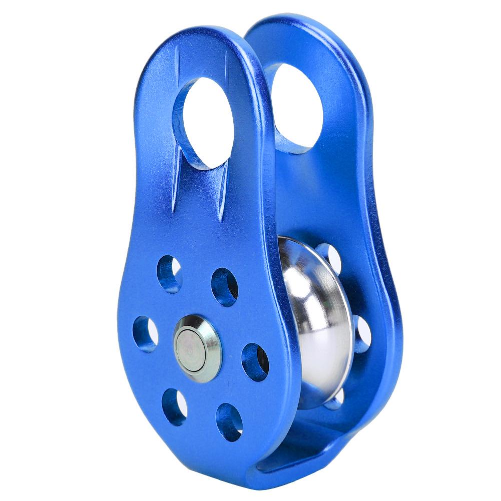 Outdoor Rock Climbing Pulley Fixed Sideplate Single Pulley High Altitude Survival Tool Gear
