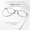 Nerd Ultralight Pure Titanium Eyeglass Frames for Women - 8g, Style 9209, Flattering, Nearsighted.