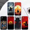 RP25 Cowboy Transparent Phone Case for LG K22 K30 K40 K40S K41 K42 K50 K50S K51 K51S K52 K61 K62 K71 K92 Q60 Q61 V40 V50 V60