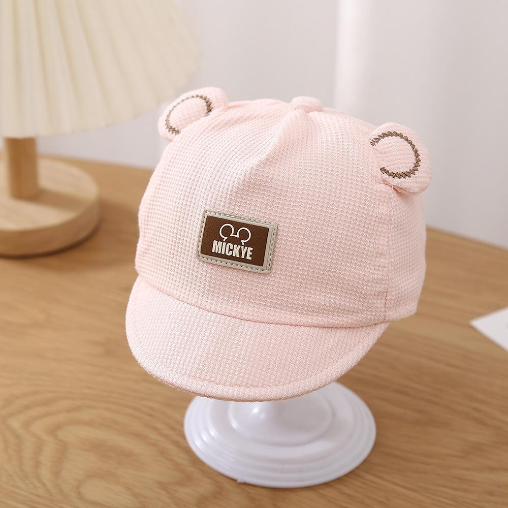 Embroidery Baseball Hat Warm Bonnet New Sunscreen Hat  Newborn