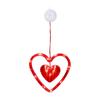 Valentine's Day Window Light - Battery-Powered Heart-Shaped Light With Suction Cup, Suitable For Proposals, Weddings, And Anniversaries