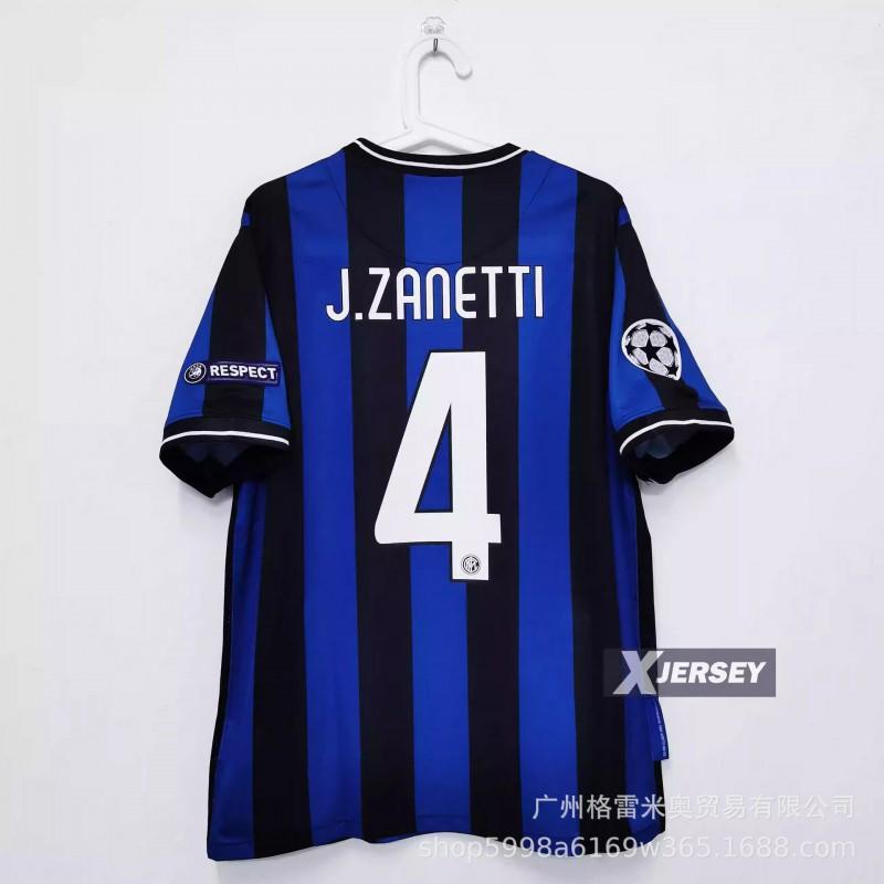 Klasické Retro Fotbalové Dresy Evropské Top Ligy Barcelona 2006 AC Milán 09/10 Inter Fotbalové Tréninkové Dresy