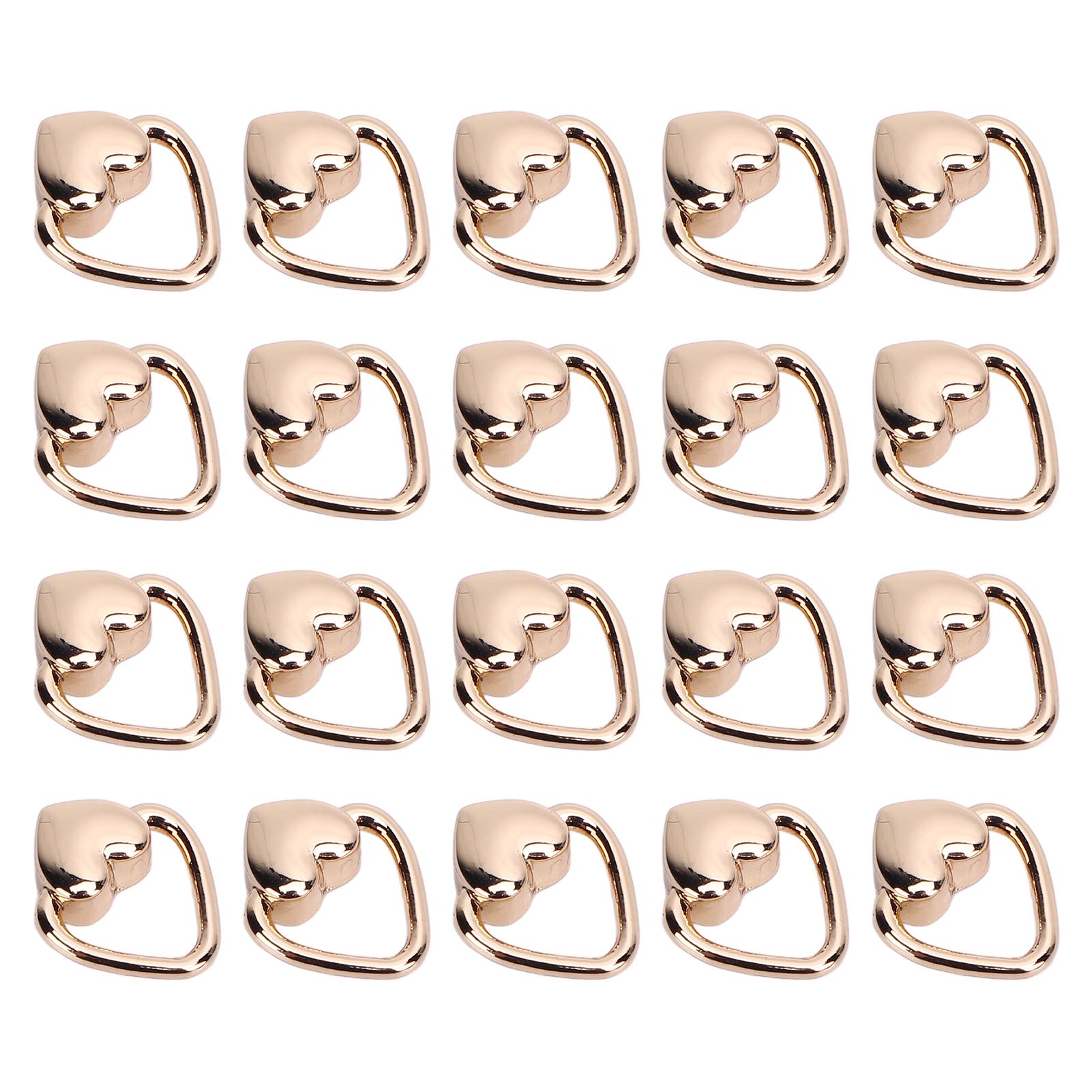 

20 Набор Сердцевидных Заклепок Сплав Металлический Стильный Набор Шипов для Кожаных Ремней Сумок Рюкзаков