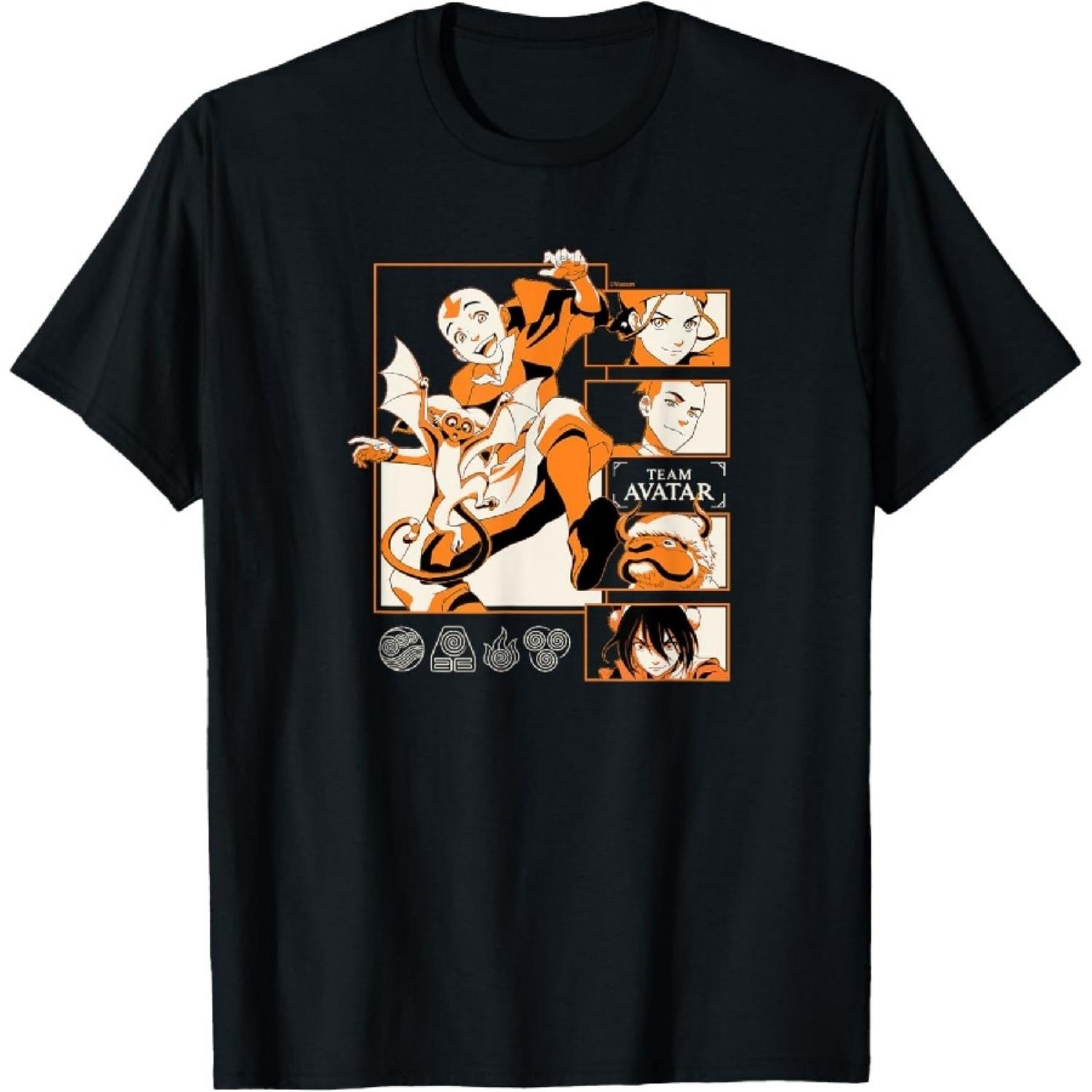 

Аватар: Легенда об Аанге - Командная футболка XXXXXL чёрный