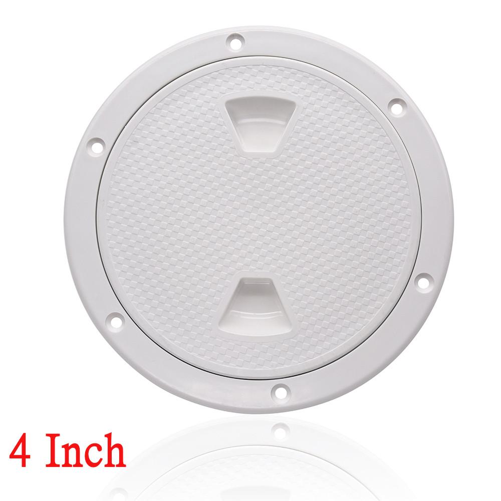 

New Arrival Round Deck Plate Marine Access Boat Inspection Hatch Cover Plate Cut Out ABS Plastic Anti-corrosive Boat Deck Hatch