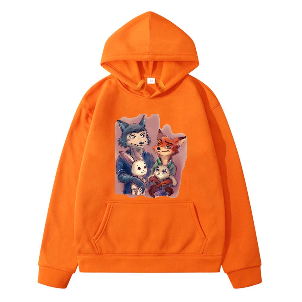 Zootopia 2 Kawaii Print Hoodies Fleece Sweatshirt Herbst Jungen Pullover Jacke Anime Hoodie y2k Sudadera Kinderkleidung Mädchen