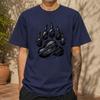 2026 New Pure Cotton Tshirt With Beast Claw Scratch Print Crew Neck Short Sleeve Casual Top