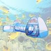 Children's Play Tent Indoor Outdoor Toy Game House Kids Indoor Home Princess Room Baby Tunnel Ocean Ball Pool