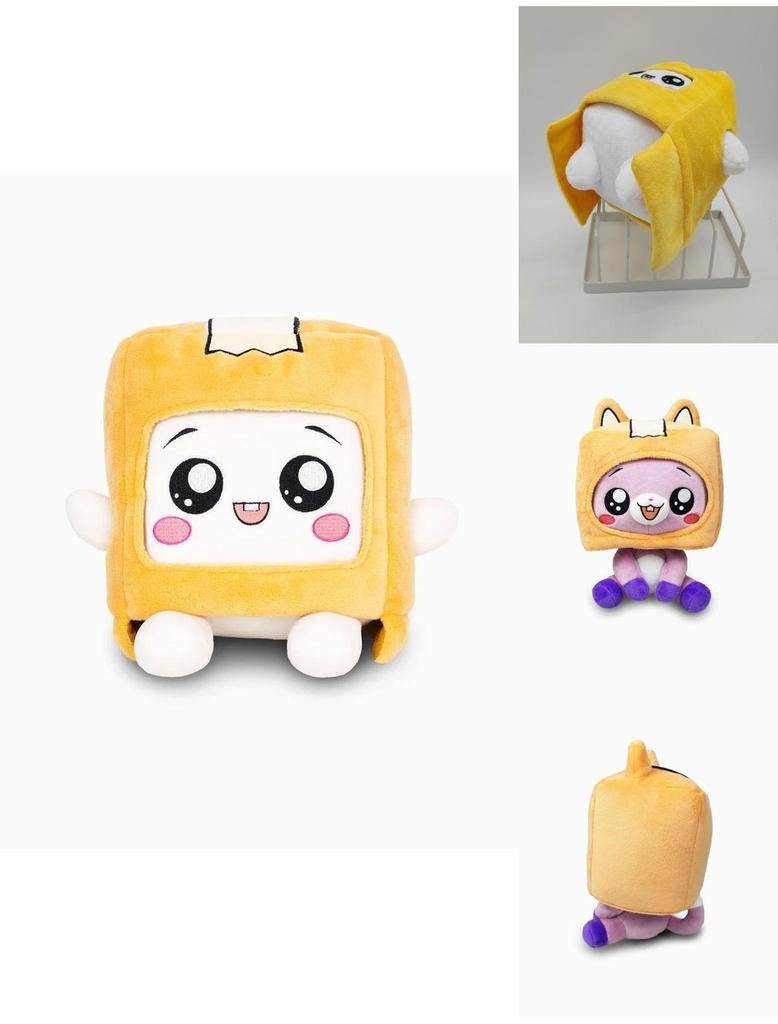 Lankybox Plush Toys Boxy Foxy Rocky Soft Stuffed Dolls Perfect For Kids!