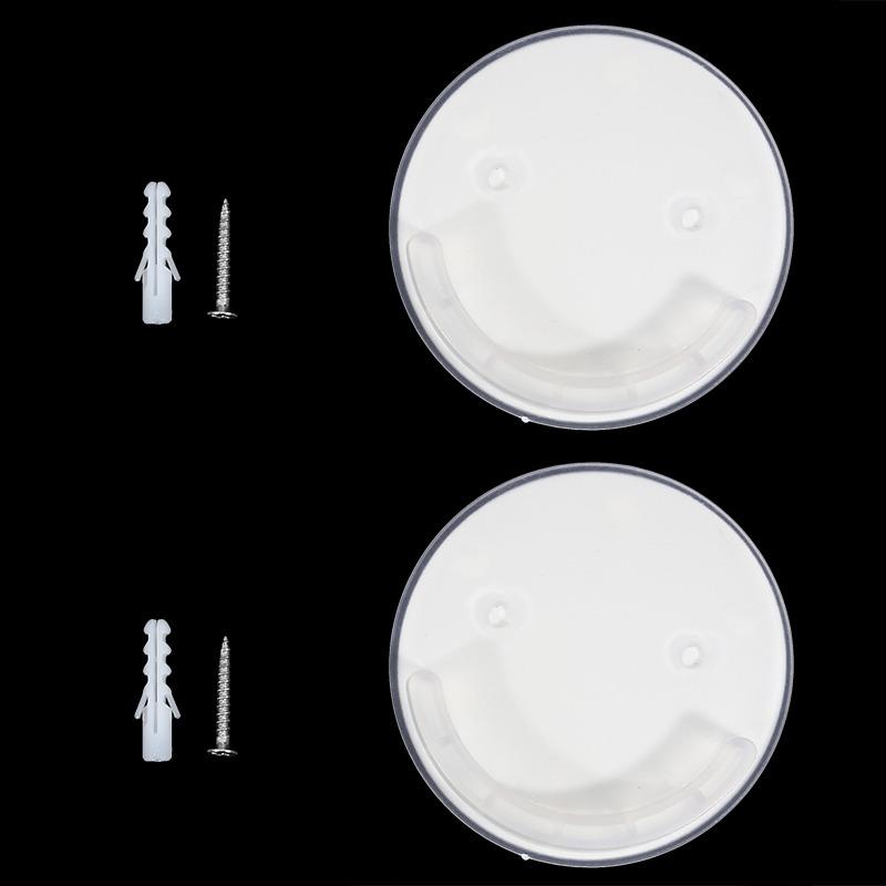 Starke Vorhangstangenhalterungen Haken Selbstklebend Verstellbar Wandvorhang Befestigungsclip Hängeregal Haken Badezimmerzubehör