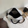 Large Capacity Travel Bag Color Contrast Tote Bag Women's Crossbody Bag