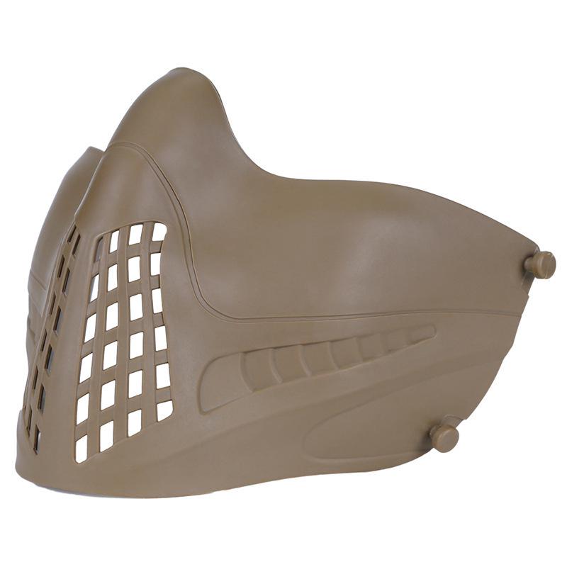 Dual-Mode Tactical Protective Mask for Outdoor Wargames