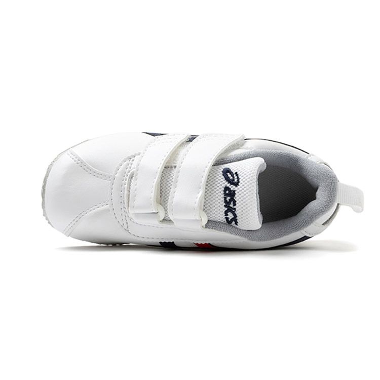 Asics Cotla Shock Absorbing Durable Low Top Kids Casual Shoes Kids Casual Shoes White Blue 1144A262-101