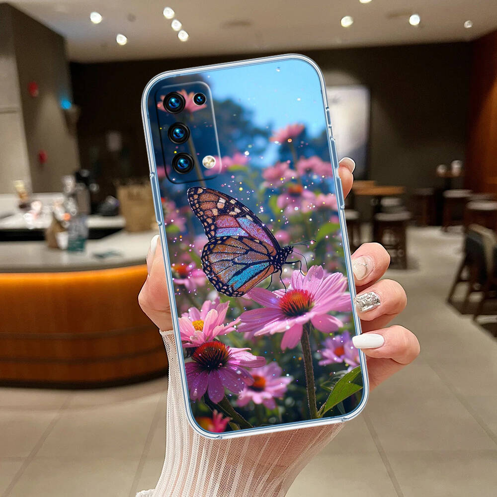 Colorful Butterfly Phone Case for Motorola Edge 20 30 S30 40 50 Fusion Lite Plus Pro Neo Ultra One Hyper Power Action Zoom Macro Vision