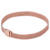 Rose Gold Woven Mesh Reflexions Long Clasp Bracelet 925 Sterling Silver Bangle Fit Original Popular Bead Charm Diy Jewelry