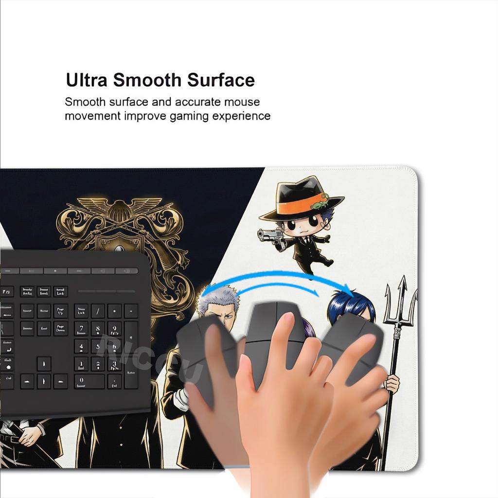 HD printing XXL Katekyo Hitman Reborn Computer Quick response Mouse Pad Gamer Rubber Desk Mat Gamer Accessories Non-slip Gaming