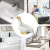 Ceramic Duck Soap Dish, Cute Animal Soap Holder, Non-Slip Shower Sponge Storage, Decorative Soap Saver, Duck-Shaped Soap Dish, Multifunctional