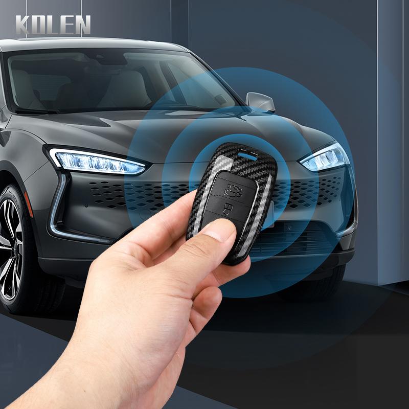 Abs Carbon Fiber Style Car Key Case Cover For Kia Sportage Cerato Optima K2 K3 K4 K5 Rio Picanto Soul Sorento Sedona Protector