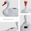 PE Blow Molded Duck Statue Balanced Buoyant Decorative Figurine Pool Decorative Lamp  Pond Lake