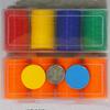 100Pcslot 32Mm Plastic Poker Chips Casino Bingo Markers For Fun Family Club Carnival Bingo Game Currency