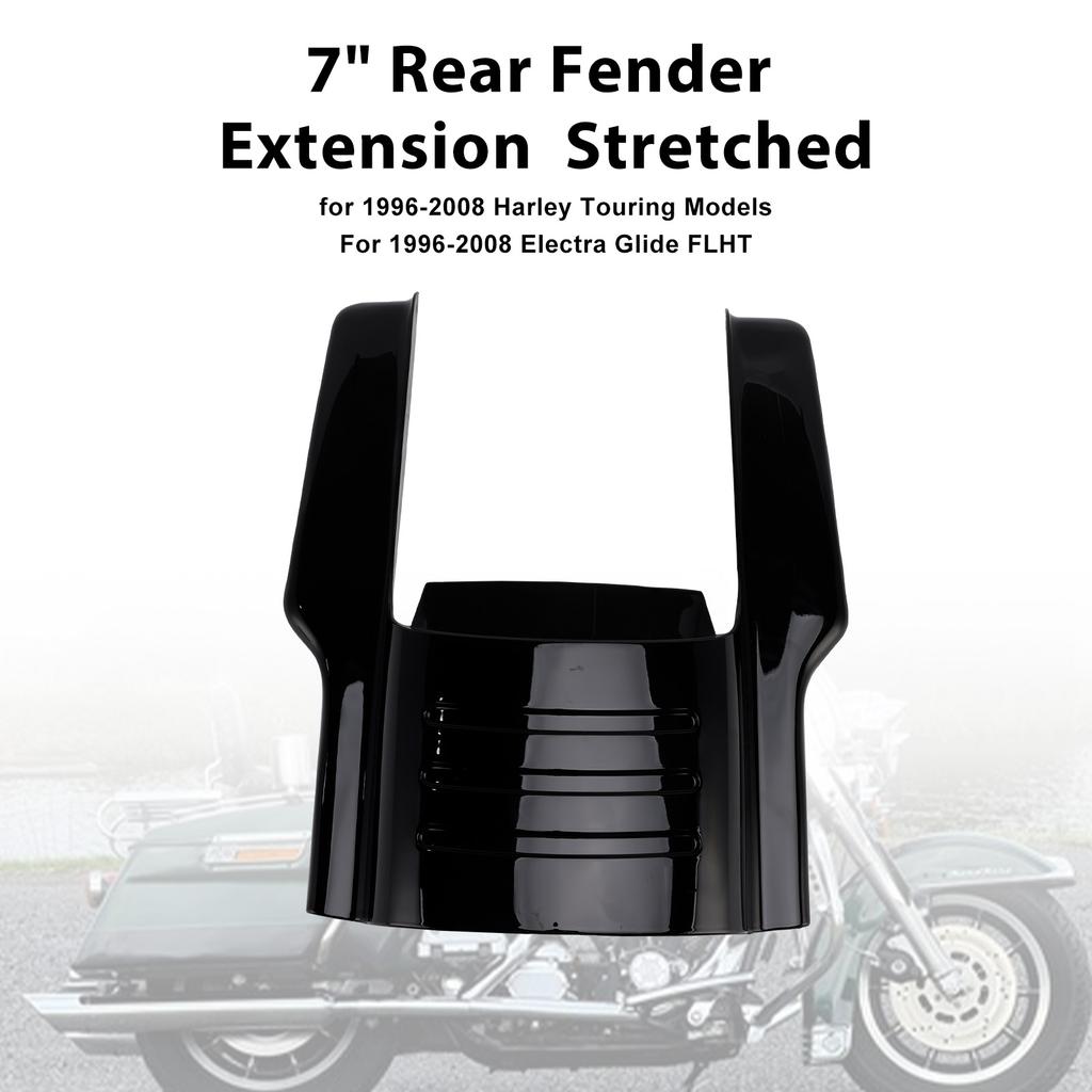 7" Rear Fender Extension Stretches For Touring Electra Glide Road King 96-08