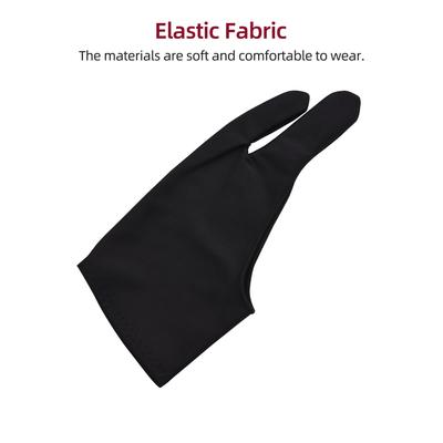 Two Finger Free Size Drawing Glove Artist Tablet Painting Glove for Right & Left Hand Compatible with Huion Wacom BOSTO