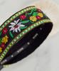 Maia Green Flower Jacquard Hairband - Plain Yellow-Green