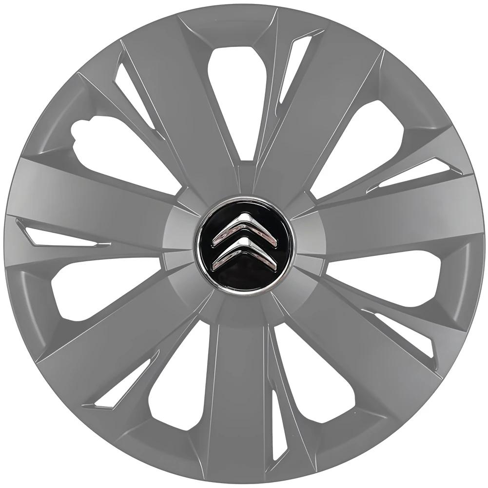 4 ks Krytky středů kol Slitina 60MM Originální krytka středu kola Černá pro Citroen C1 C3 C4 DS3 Většinu modelů
