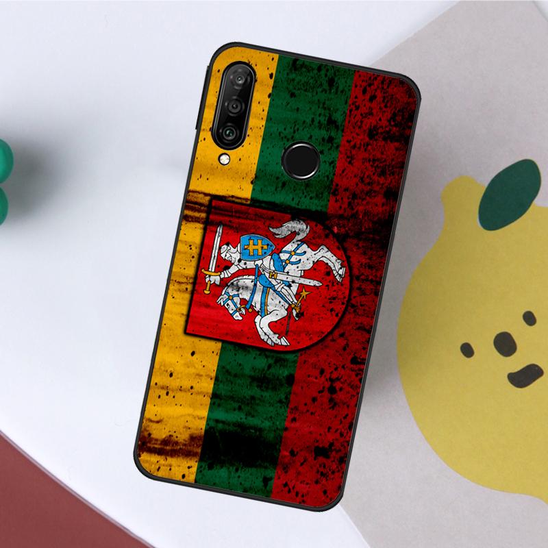 Lithuania Flag Lithuanian For Huawei Nova 5T 9 10 SE 7i 8i 11i 12i Y60 Y61 Y70 Y72 Y73 Y90 Y91 P20 P40 P30 Lite Case