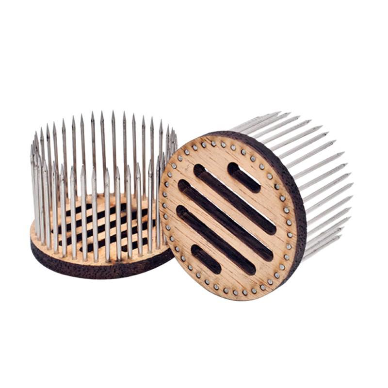 Queen Cage Beekeeping Tool with Wooden Lid & Stainless Steel Needle