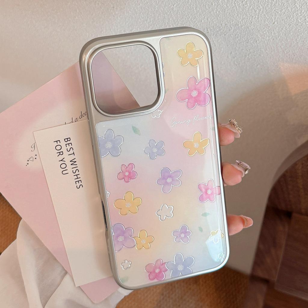 Gilded Glue Apple 16pro Max Mobile Phone Case Iphone15 Smudge 14/13 Suitable for Huawei Mate70
