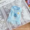 Mesh Dress Dogs Cats Breathable Sleeveless Vest Sun Protection Anti-Shedding Princess Style Bichon