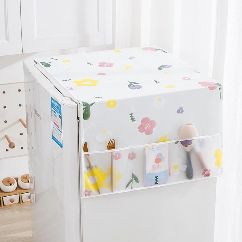 

Водонепроницаемый пылезащитный чехол для холодильника из ПВХ и многофункциональный органайзер Single Door 130x55cm