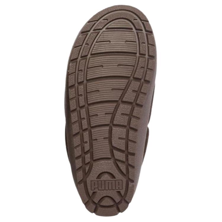 Brown Plush Thick-Soled Lazy Shoes - Unisex Winter Warm Casual Shoes 406792-02