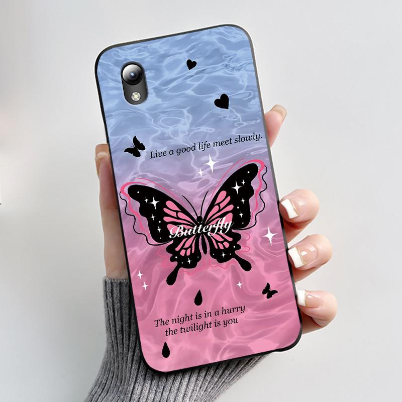 Casing For ZTE Blade L8 / A3 (2019) / A31 Lite / A3 Plus / A3 SE Aesthetic Cute Cat Astronaut Black Soft Silicone TPU Phone Case