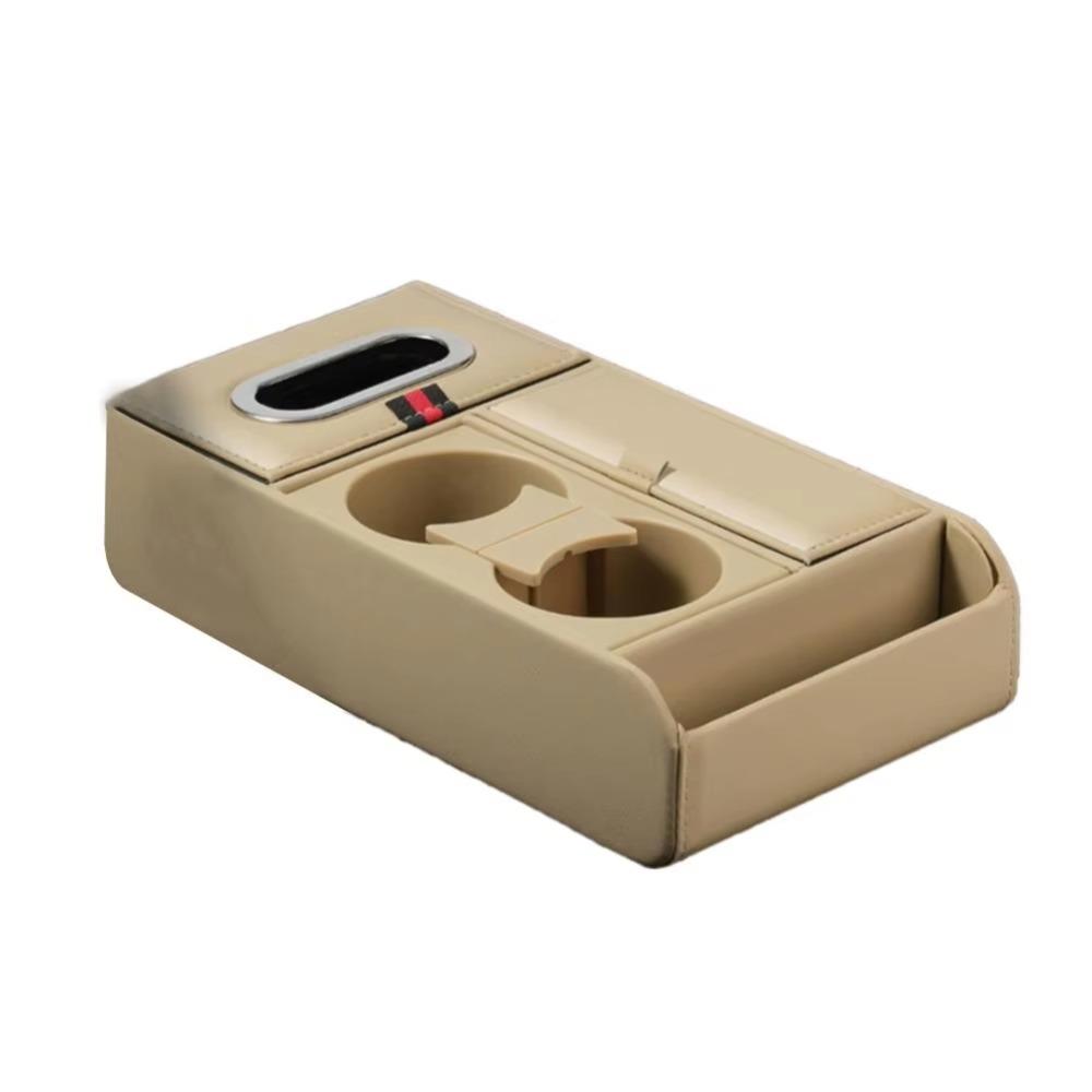 PU leather Armrest Heightening Pad Multifunctional Center Console Organizer Auto Accessory