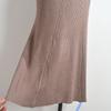 Solid Polo Lapel Short Sleeve Knitted Dress Women Clothes Royal Sister Style Summer Waist Hugging Slimming Sheath One-Step Skirt